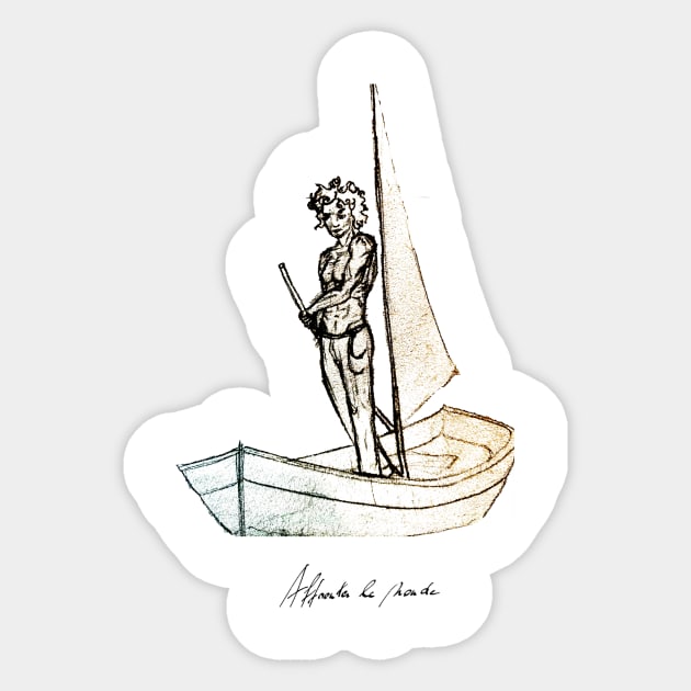 Gringus2000 Affronter Le Monde Collab Art Sticker by Art2Wear